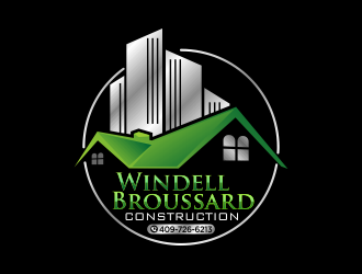 Windell Broussard Construction logo design by Dhieko