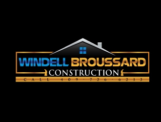 Windell Broussard Construction logo design by ZQDesigns