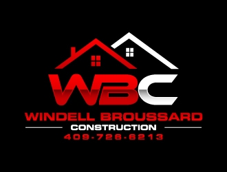 Windell Broussard Construction logo design by labo