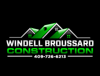 Windell Broussard Construction logo design by THOR_