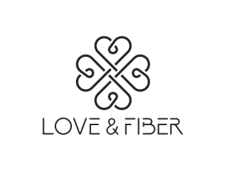 Love and Fiber logo design by Mbezz