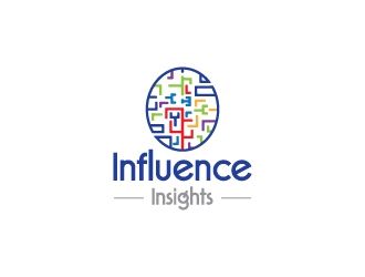Influence Insights logo design by zakdesign700