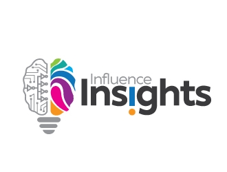 Influence Insights logo design by REDCROW