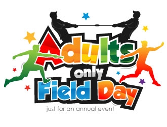 Adults only Field Day logo design by Suvendu