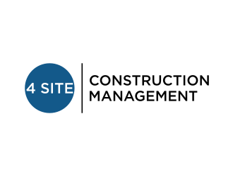 4 Site Construction Management  logo design by asyqh