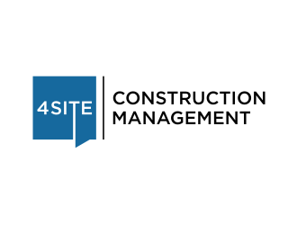 4 Site Construction Management  logo design by asyqh