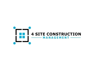 4 Site Construction Management  logo design by Webphixo