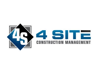 4 Site Construction Management  logo design by J0s3Ph
