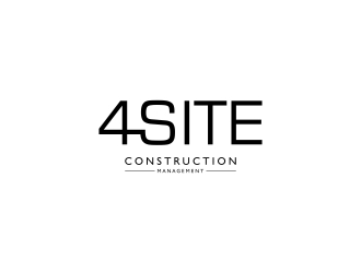 4 Site Construction Management  logo design by yunda