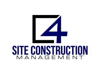 4 Site Construction Management  logo design by MarkindDesign