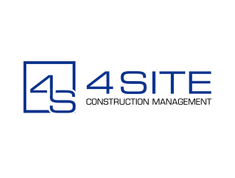 4 Site Construction Management  logo design by keylogo