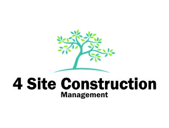 4 Site Construction Management  logo design by jetzu