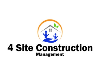 4 Site Construction Management  logo design by jetzu