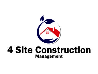 4 Site Construction Management  logo design by jetzu