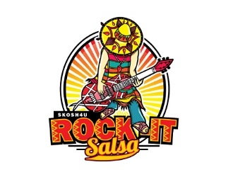 Rock-It Salsa logo design by gogo