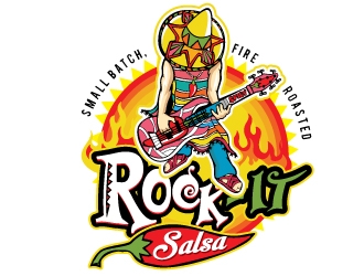 Rock-It Salsa logo design by REDCROW