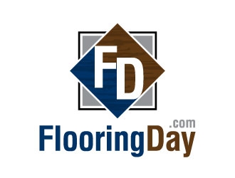 FlooringDay.com logo design by J0s3Ph
