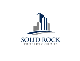 SOLID ROCK PROPERTY GROUP logo design by jhanxtc