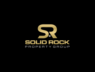 SOLID ROCK PROPERTY GROUP logo design by haidar