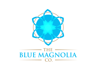 The Blue Magnolia Co. logo design by BeDesign