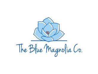 The Blue Magnolia Co. logo design by sakarep