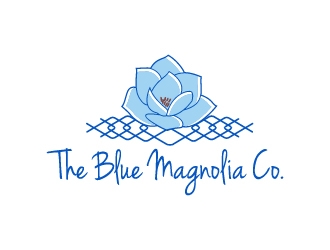 The Blue Magnolia Co. logo design by sakarep