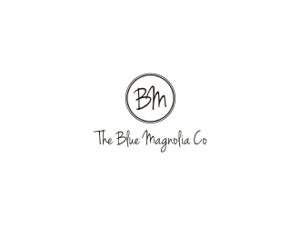 The Blue Magnolia Co. logo design by Barkah