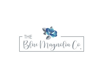 The Blue Magnolia Co. logo design by Suvendu