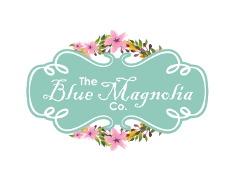 The Blue Magnolia Co. logo design by serprimero
