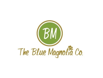 The Blue Magnolia Co. logo design by Webphixo