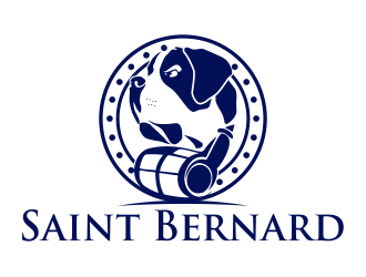Saint Bernard logo design by andriandesain