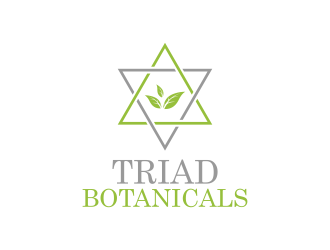 Triad Botanicals logo design by deddy