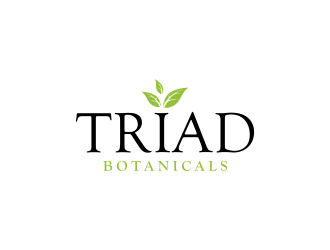 Triad Botanicals logo design by deddy
