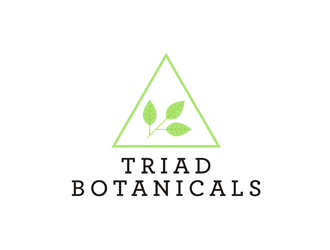 Triad Botanicals logo design by bomie