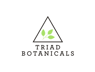 Triad Botanicals logo design by bomie