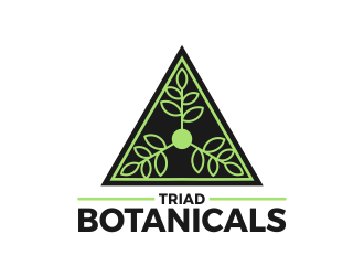 Triad Botanicals logo design by SmartTaste