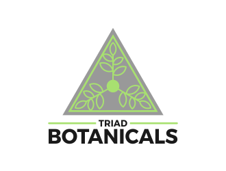 Triad Botanicals logo design by SmartTaste