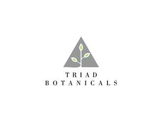 Triad Botanicals logo design by blackcane