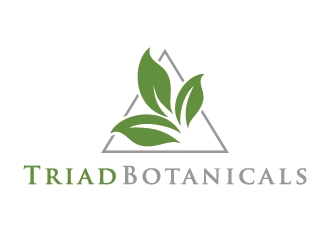 Triad Botanicals logo design by Lovoos