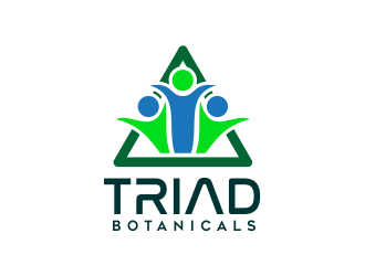 Triad Botanicals logo design by AisRafa