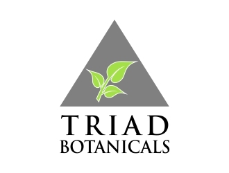 Triad Botanicals logo design by Mirza