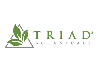 Triad Botanicals logo design by Lovoos