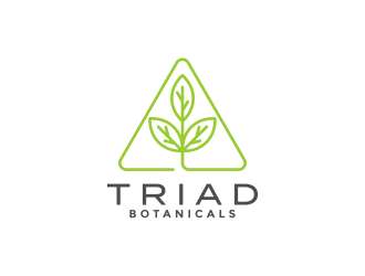 Triad Botanicals logo design by senandung