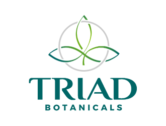 Triad Botanicals logo design by Coolwanz