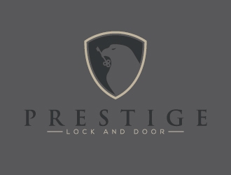 Prestige Lock and Door logo design by Lovoos