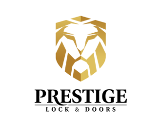 Prestige Lock and Door logo design by Coolwanz