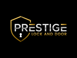 Prestige Lock and Door logo design by lexipej