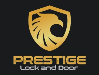 Prestige Lock and Door logo design by ardistic