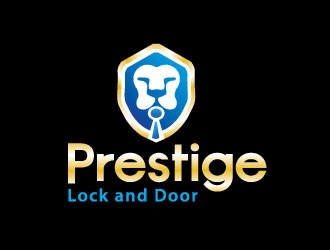Prestige Lock and Door logo design by Webphixo