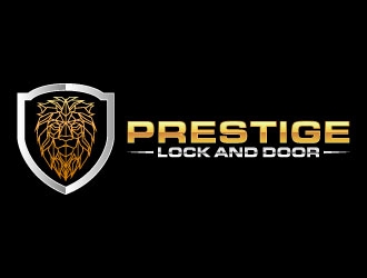 Prestige Lock and Door logo design by daywalker